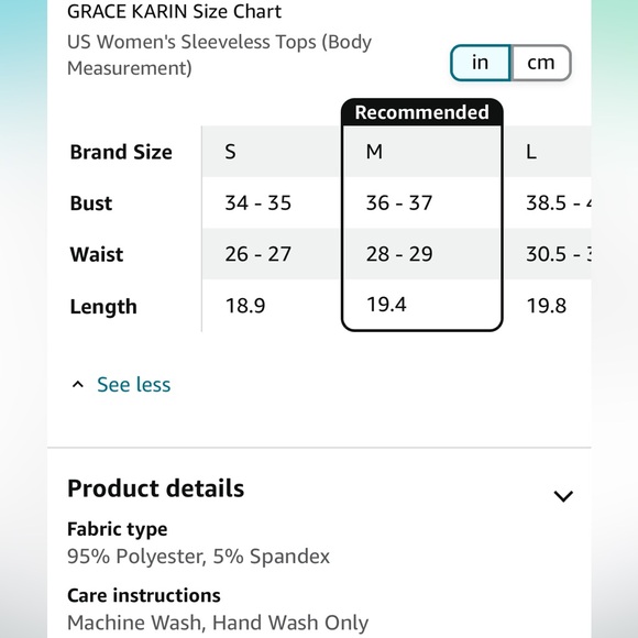 Grace Karin Spaghetti Strap Top - Picture 3 of 7